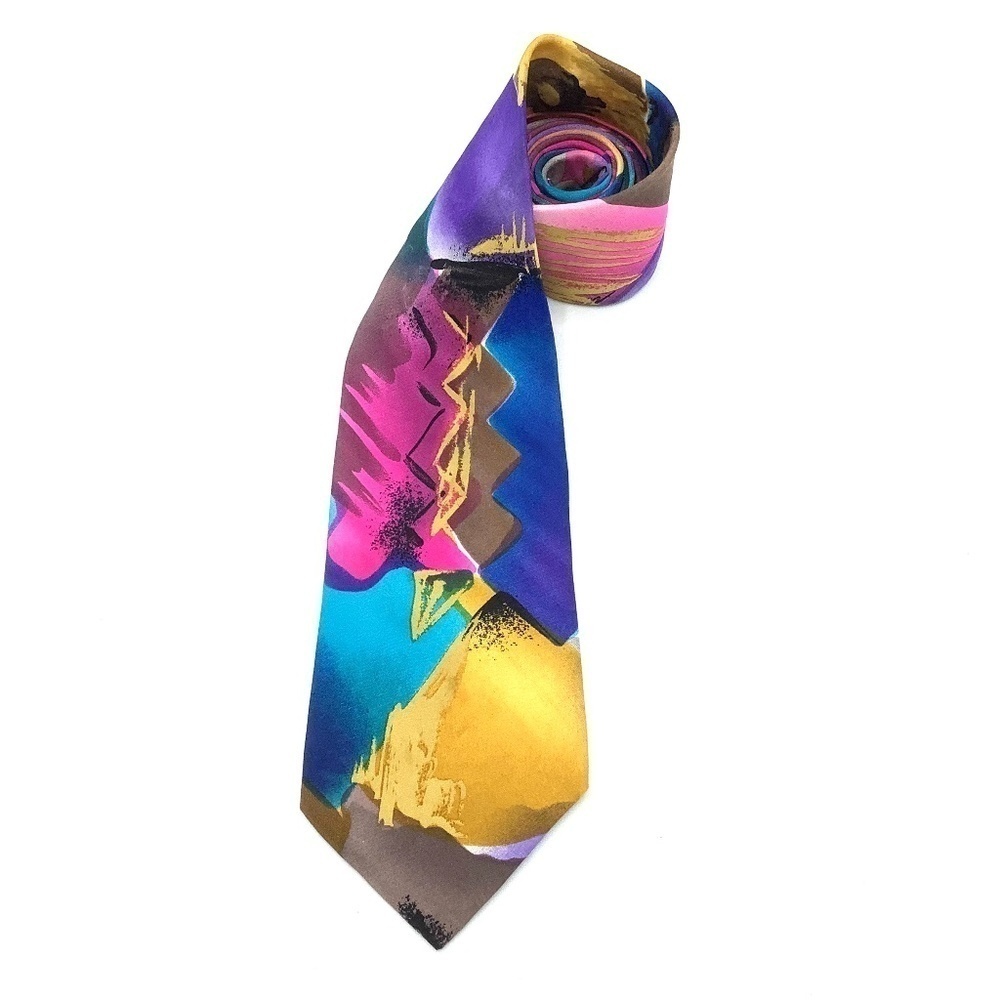 Pat Argenti Silk Necktie Handmade‎